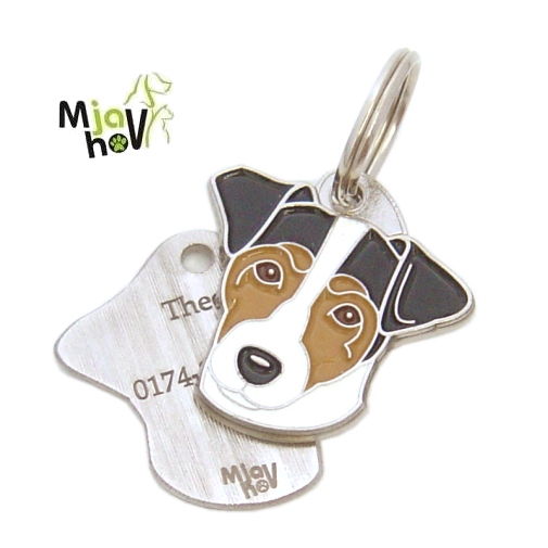 identificação-cães-russell-terrier-tricolor-gravados.jpg Placas identificação para cães, gravados, personalizados MjavHov - loja virtual